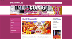 Desktop Screenshot of kizombabachata.com